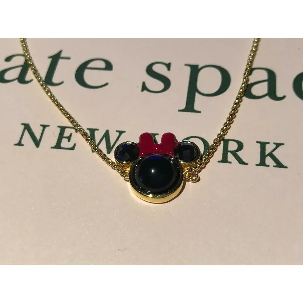 Kate Spade Disney Minnie Mouse Face charm Bracelet